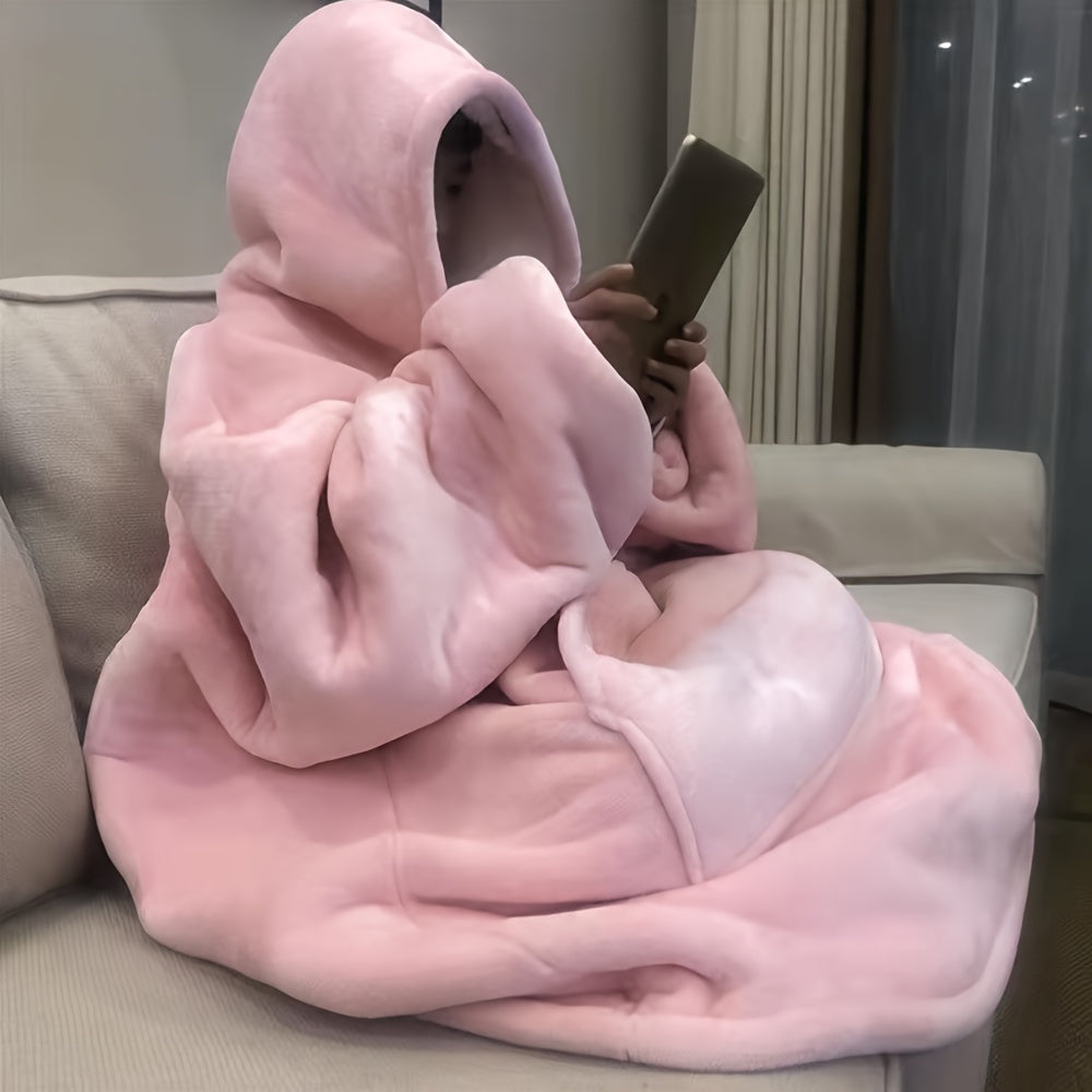 Luna Sherpa Hoodie Blanket - Ultra Morbido e Confortevole per i Giorni Più Freddi