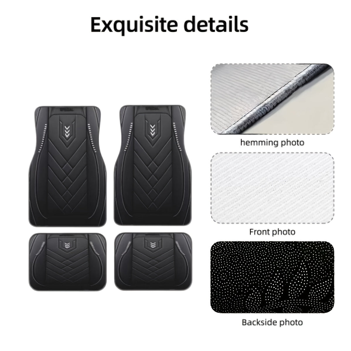 Tappetini Universali per Auto – Antiscivolo e Lavabili per Tutte le Stagioni