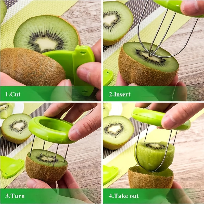 Affettatore di Kiwi Intelligente - Per Affettare la Frutta Facilmente e Velocemente