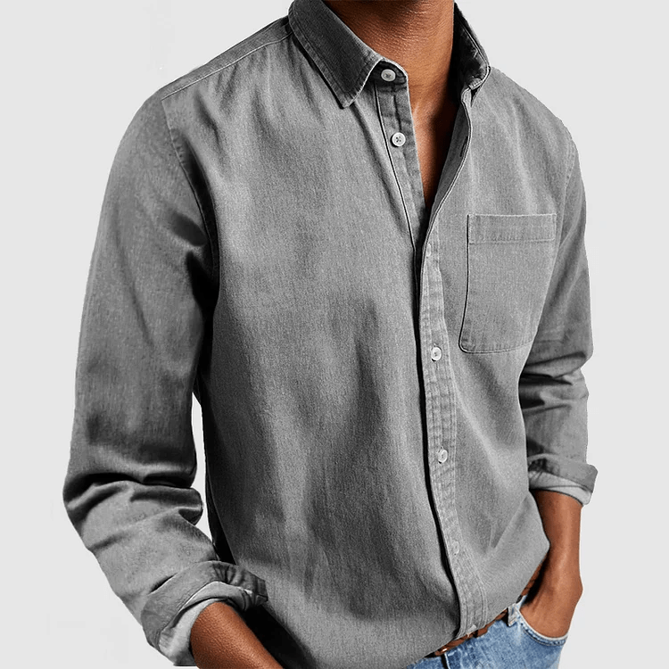 Mason - Camicia Casual a Maniche Lunghe