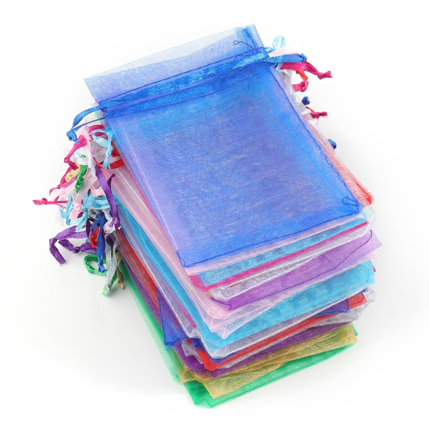 Set di Sacchetti in Organza Eleganti – Ideale per Regali e Decorazioni per Feste