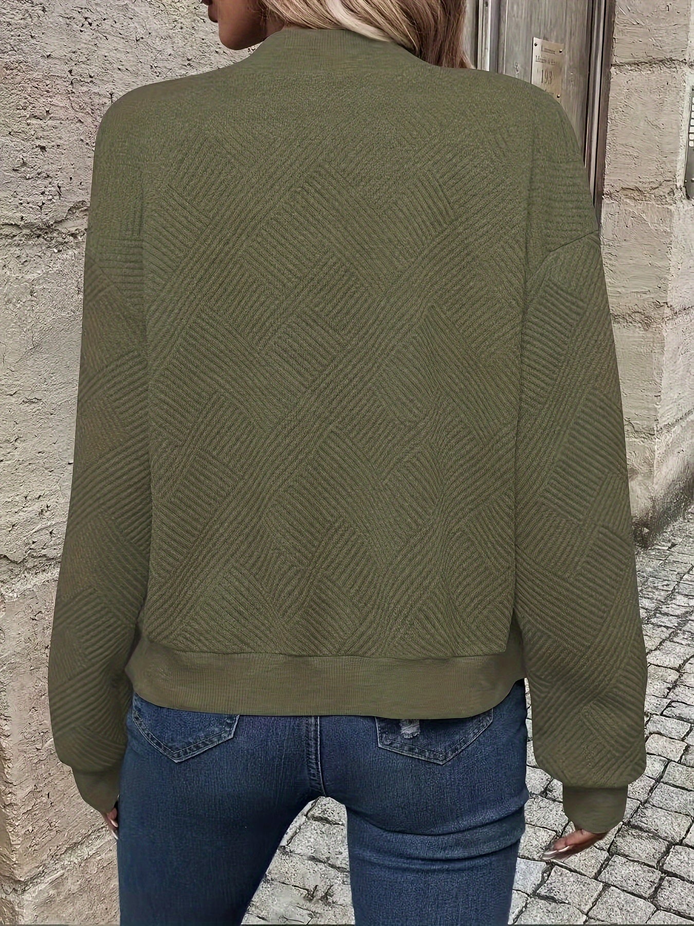 Giacca Bomber Woven Elegante – Perfetta per Primavera e Estate