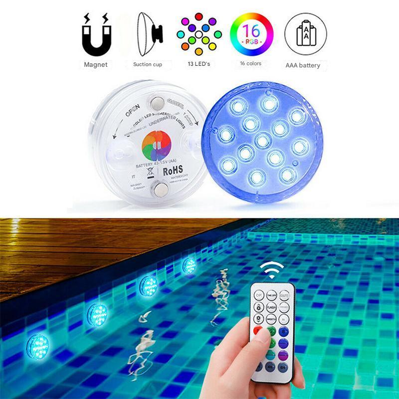 Lampada LED Subacquea – Colorata e Completamente Impermeabile