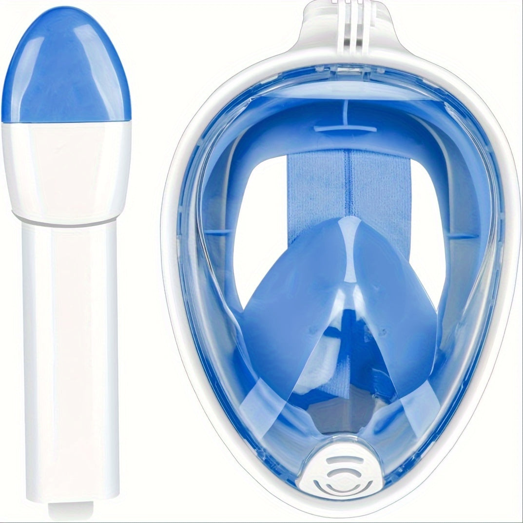Set di Maschera Subacquea Panoramica HD – Visione e Comfort Migliorati per Snorkeling e Nuoto