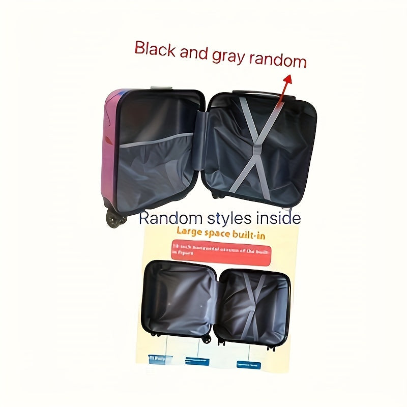 Carinissima Valigia per Bambini con Design a Anatra – Ideale per Bambini, 16.5 Pollici con Ruote Silenziose