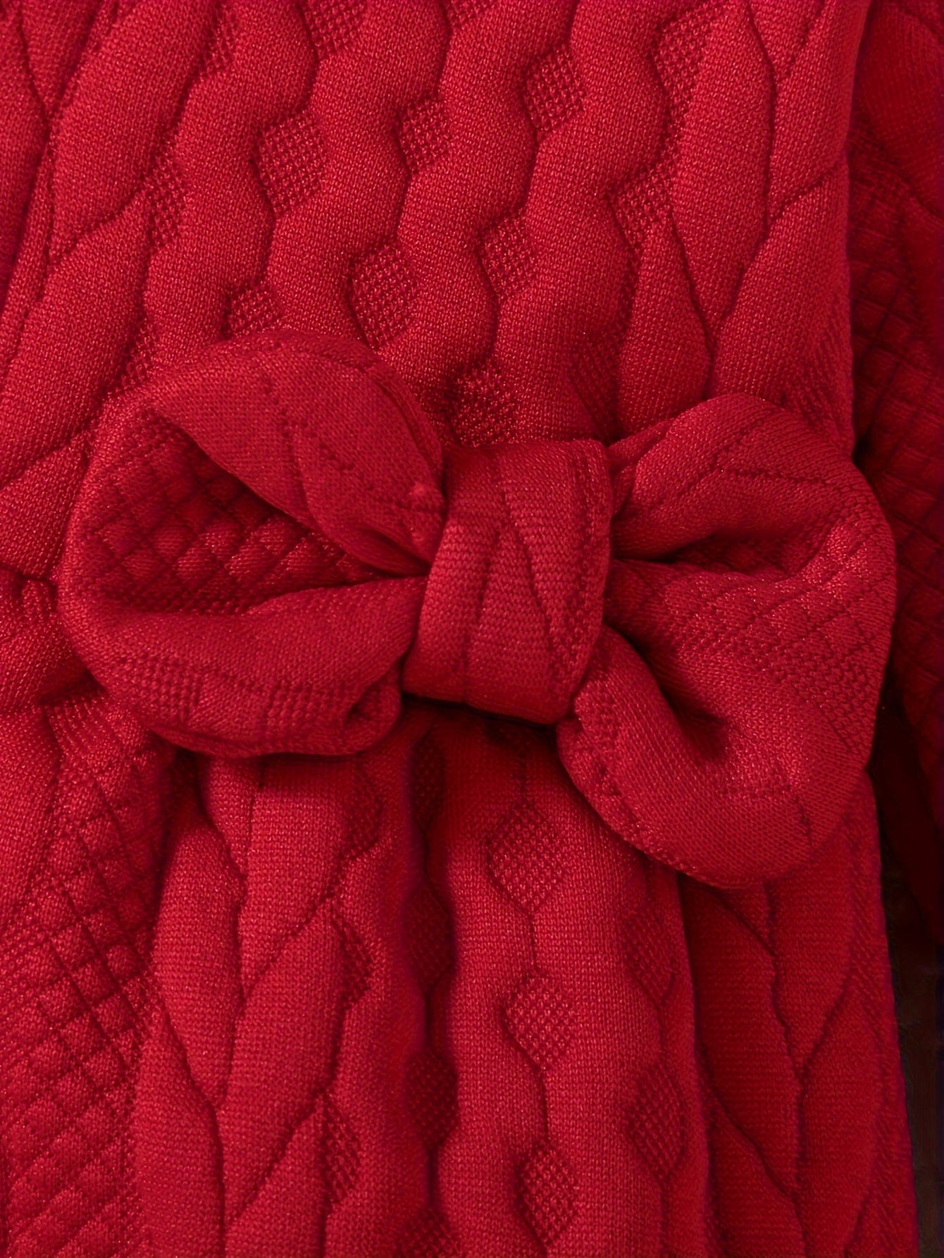 Luna Baby Body – Delizioso Body Rosso Trapuntato con Fiocchi per l'Inverno