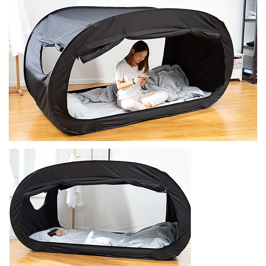 CozyNest Letto a Tenda Pieghevole – Protezione e Riposo a Portata di Mano