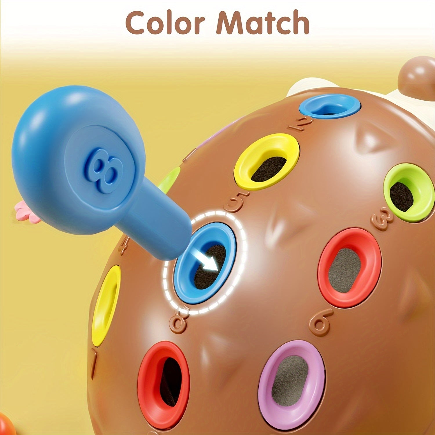 Riccio Educativo Giocattolo - Impara e Gioca