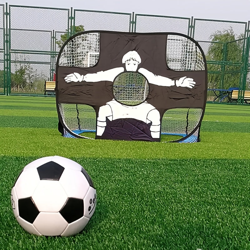 Porta Calcio Pieghevole 2-in-1 – Ideale per Allenamento e Divertimento all'Aperto