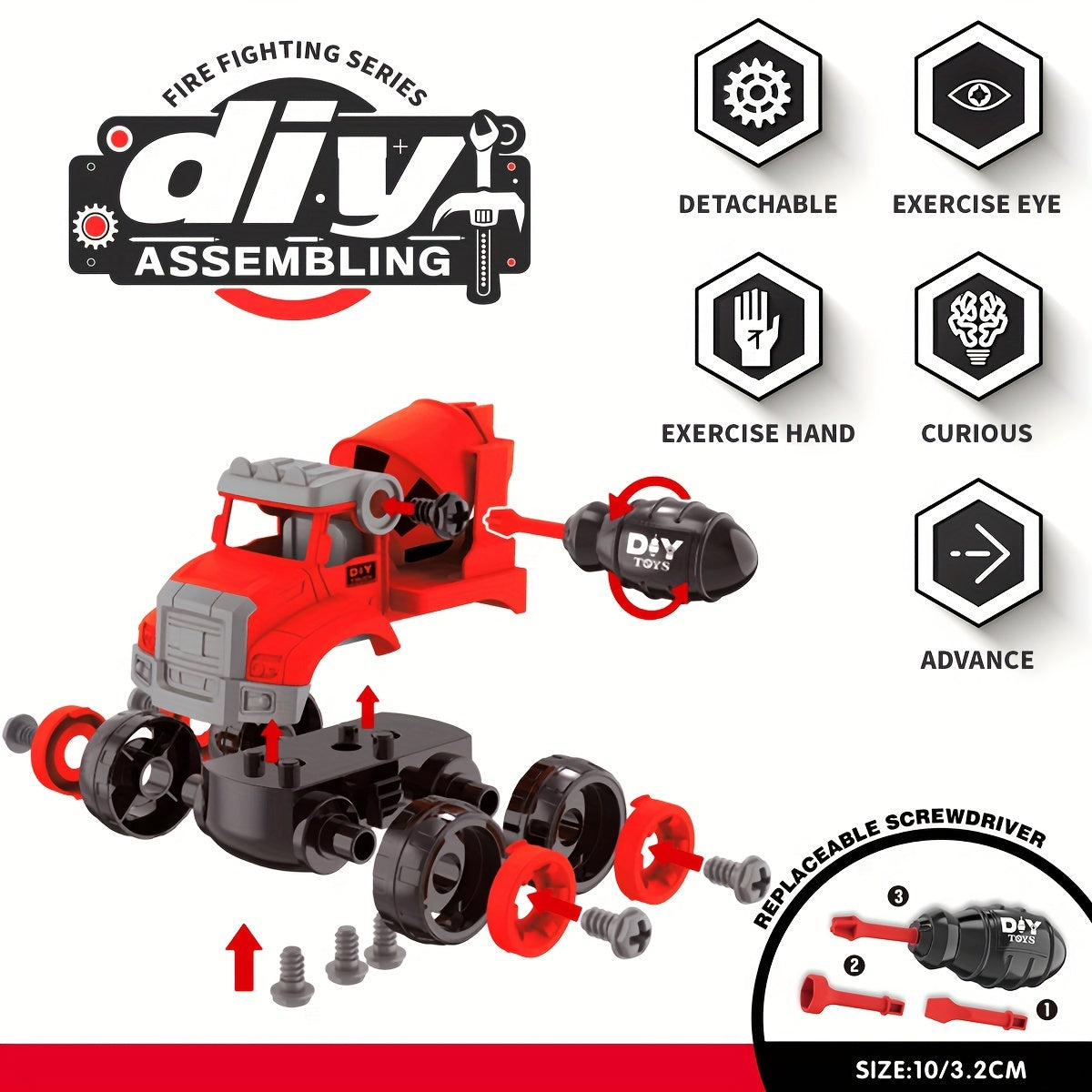 Set di Costruzione Eroi dei Vigili del Fuoco - Crea i Tuoi Veicoli dei Vigili del Fuoco e Salva la Giornata