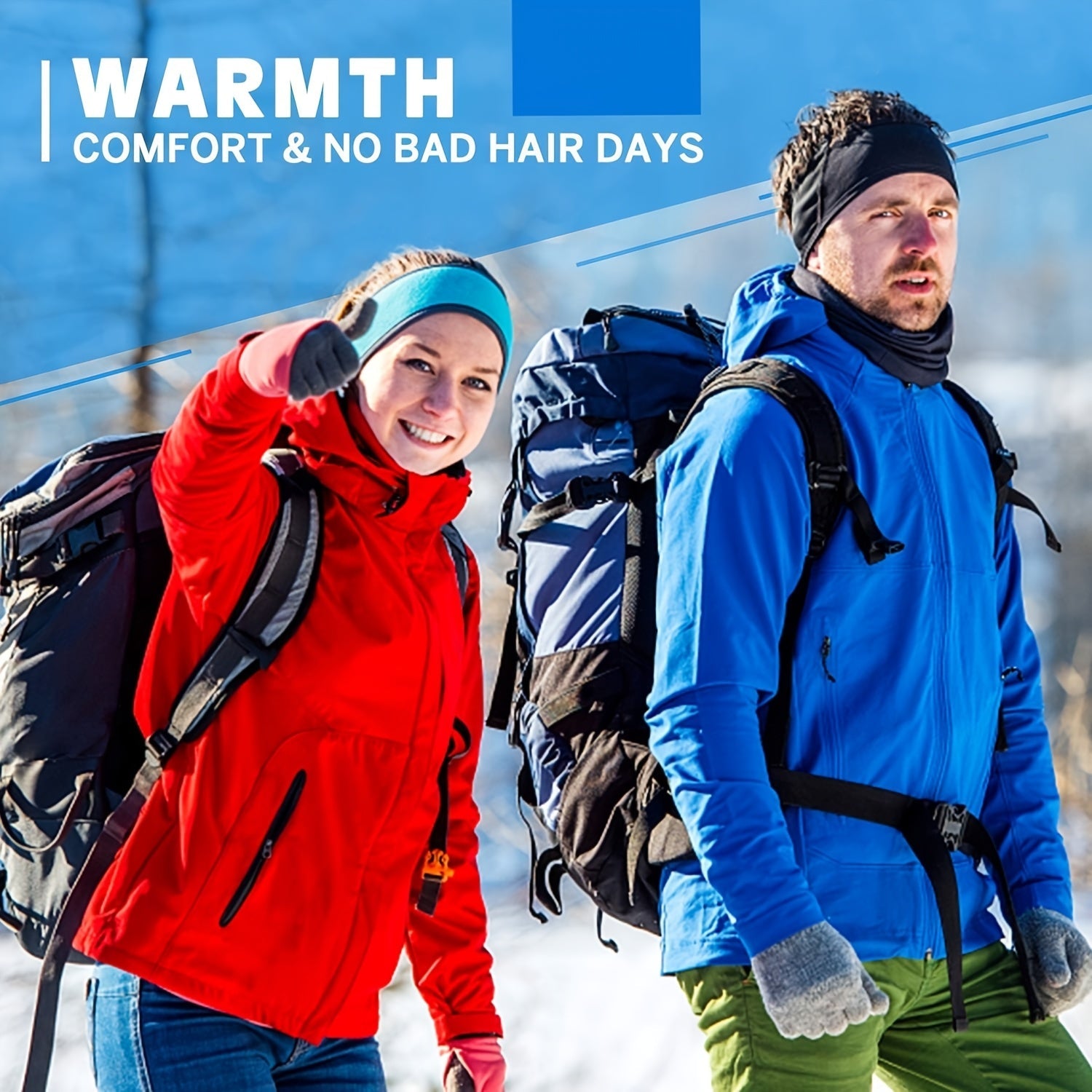 Fascia per Orecchie in Fleece - Perfetta per Attività all'Aperto in Inverno