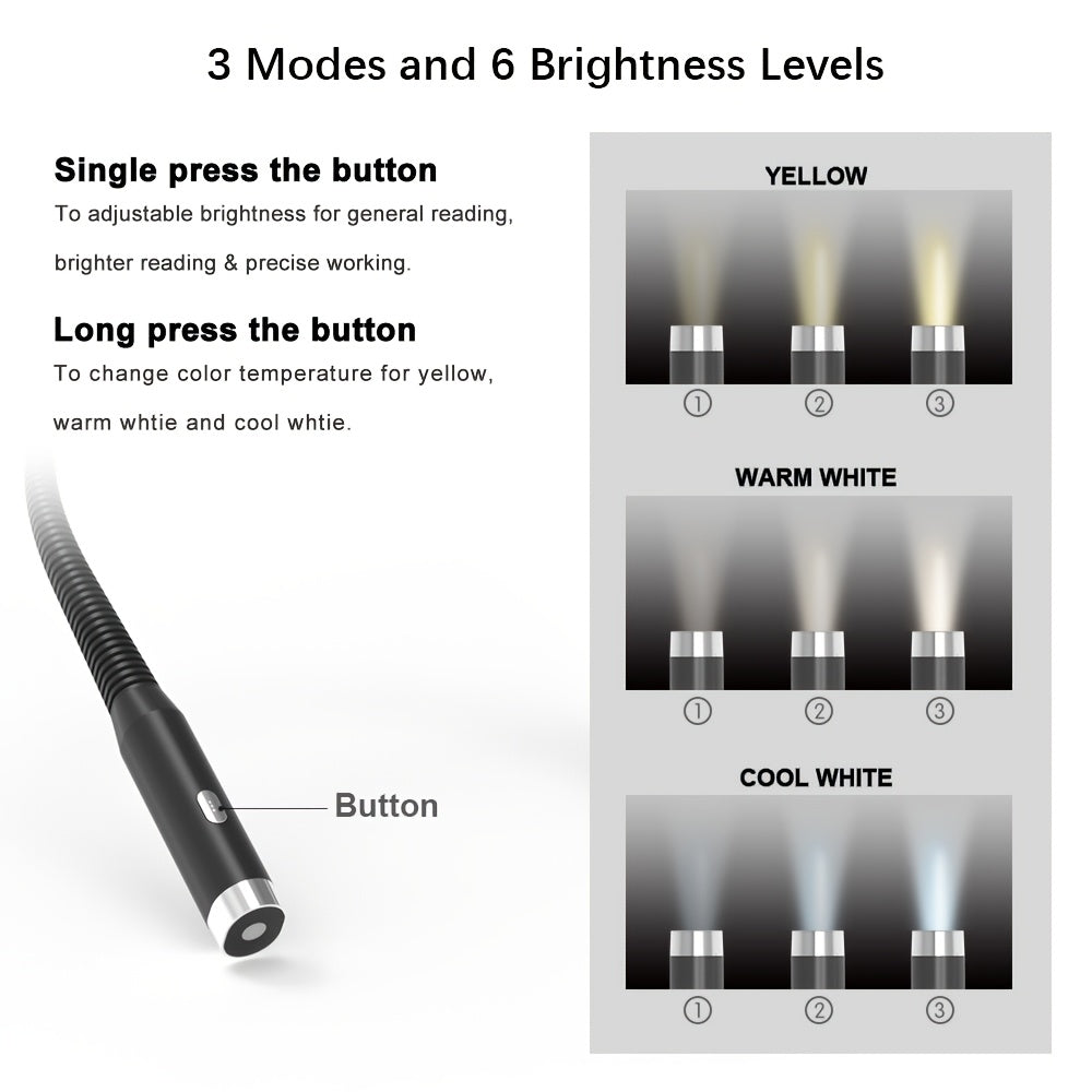 FlexLight Lampada da collo – Luce Confortevole e Regolabile per Ogni Attività