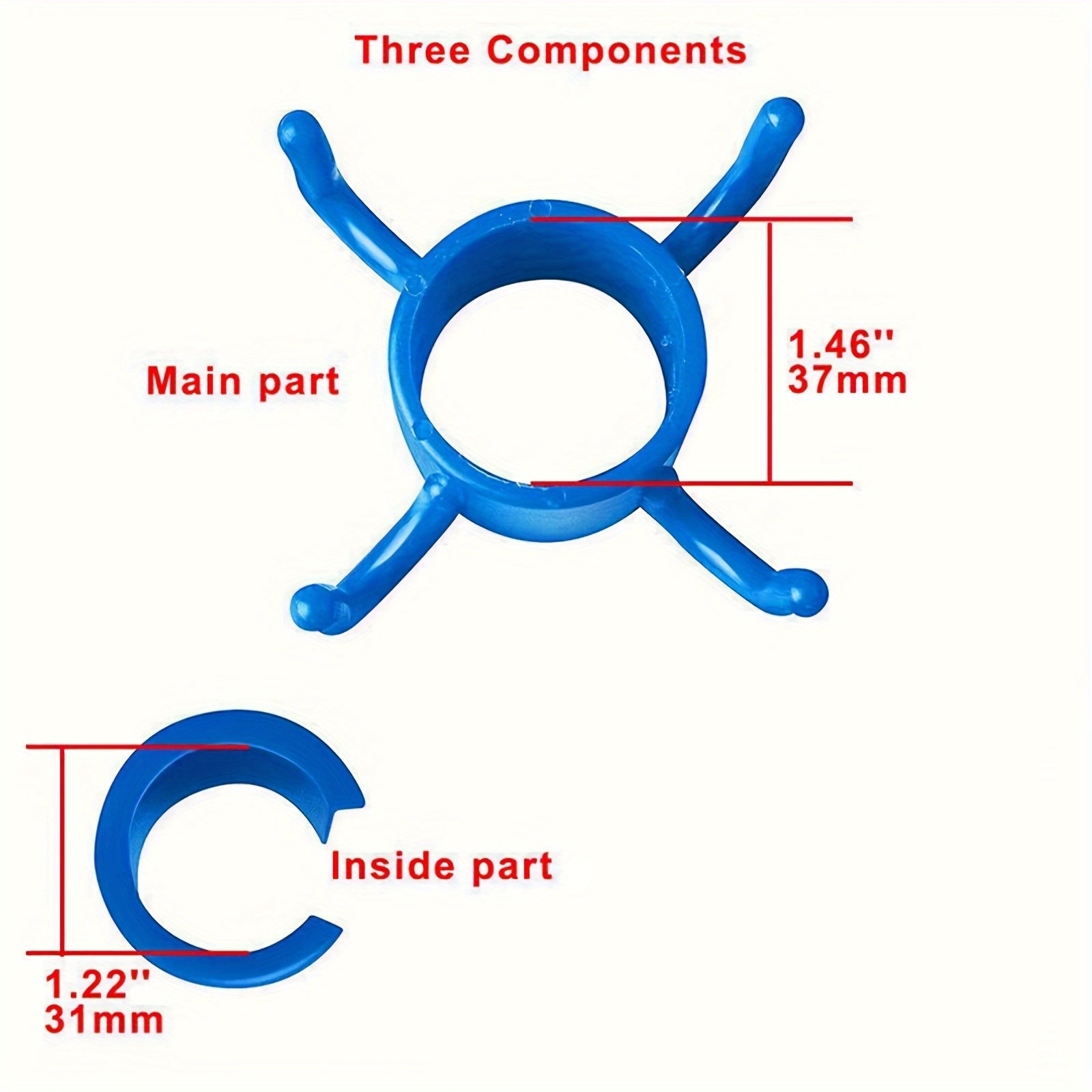 Gancio Regolabile per Ombrellone – Utile per Asciugamani, Borse e Cappelli durante le tue Avventure all'Aperto