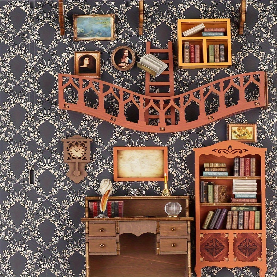 Magico Libreria – Puzzle 3D in Legno per Costruttori Creativi