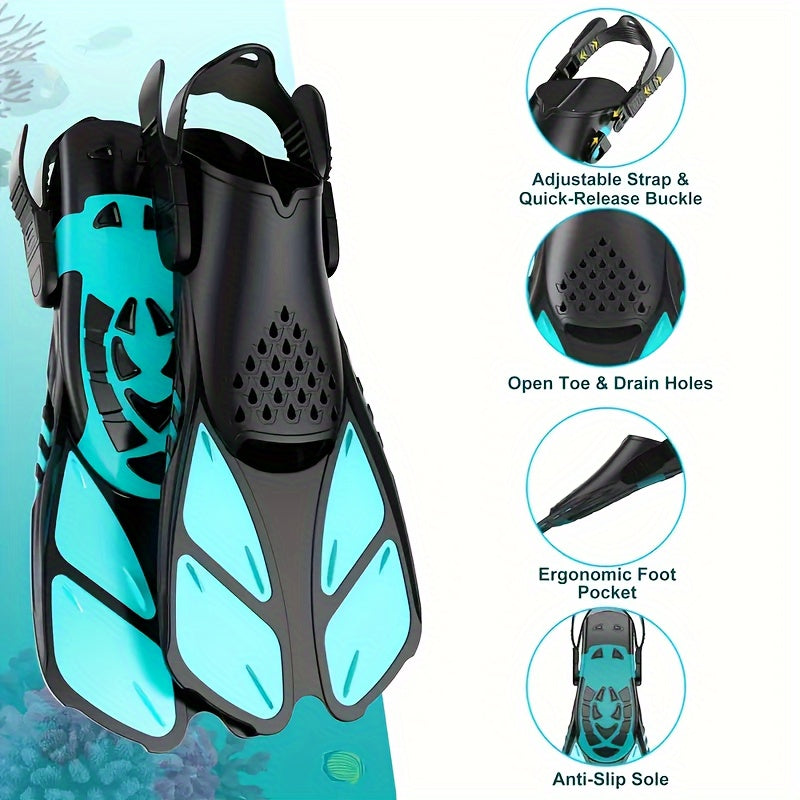 AquaFlex Pinne da Snorkeling – Ideali per Nuotare e Snorkeling