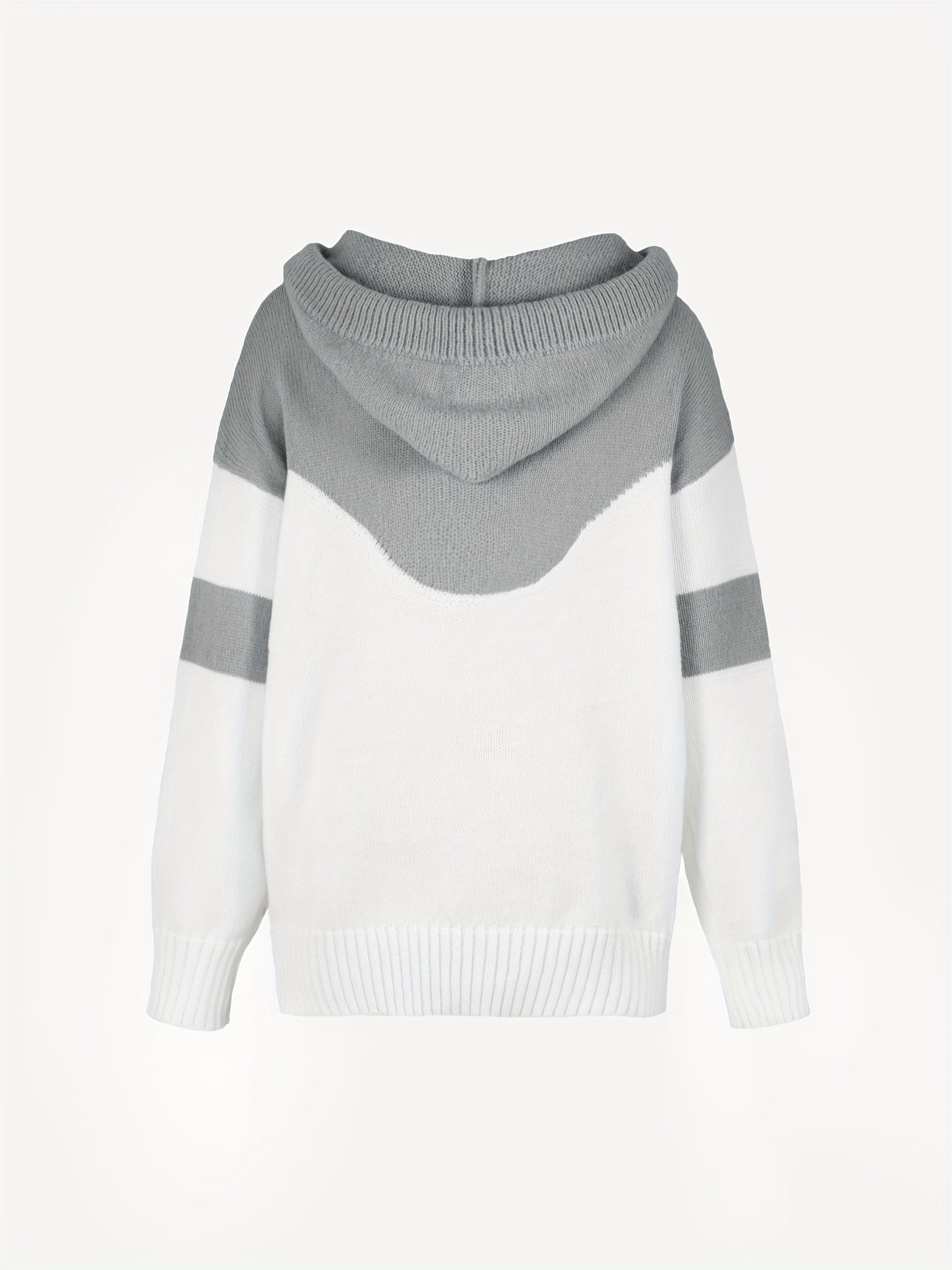 Ava Color Block Hoodie Maglione - Elegante e Confortevole per Donne