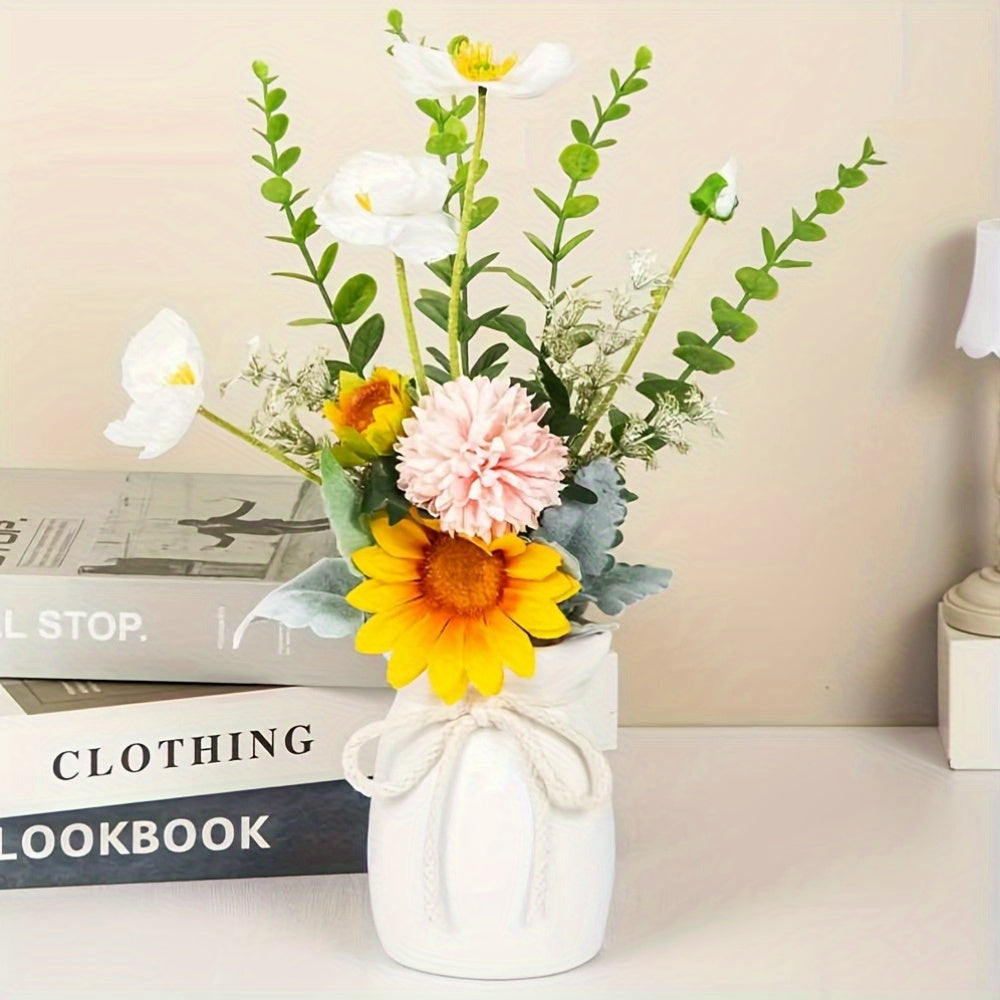 Vaso Decorativo Geometrico Bohemien – Ideale per Decorazioni Primaverili e Pasquali