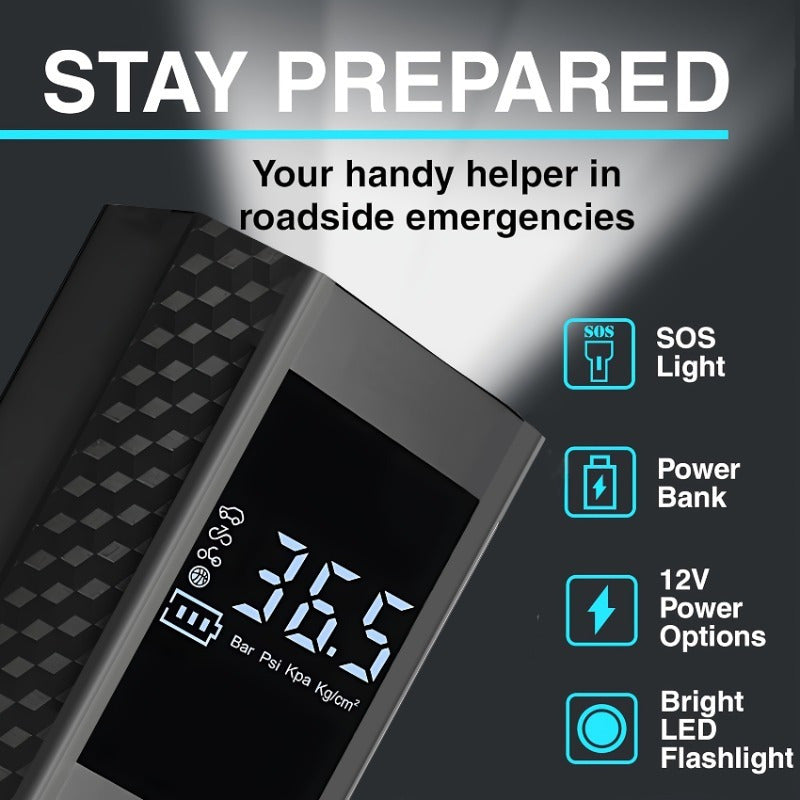 AirSmart Pompa per Pneumatici Portatile – Compatta ed Efficiente