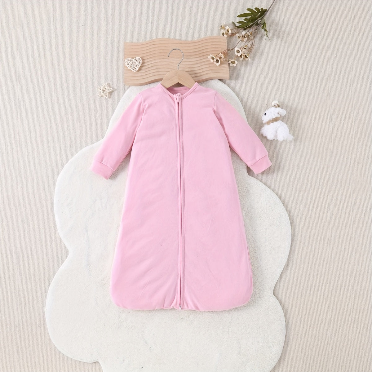 Sacco a Pelo per Bambini Tutto L'Anno con Maniche – Sonno Confortevole e Sicuro per i Piccoli