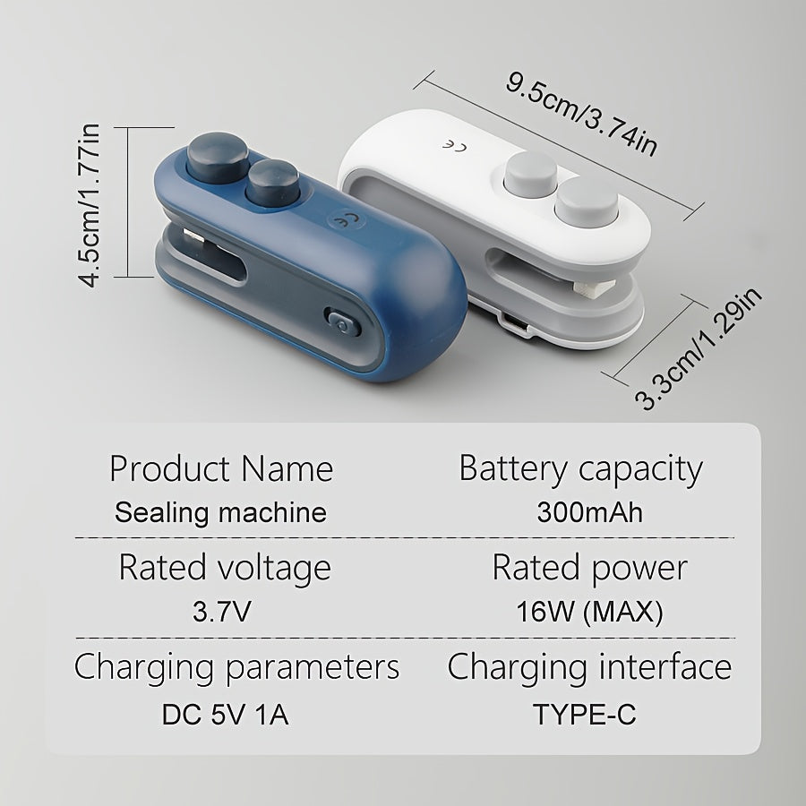 SealPro Mini Sigillatore di sacchetti – Portatile ed Efficiente