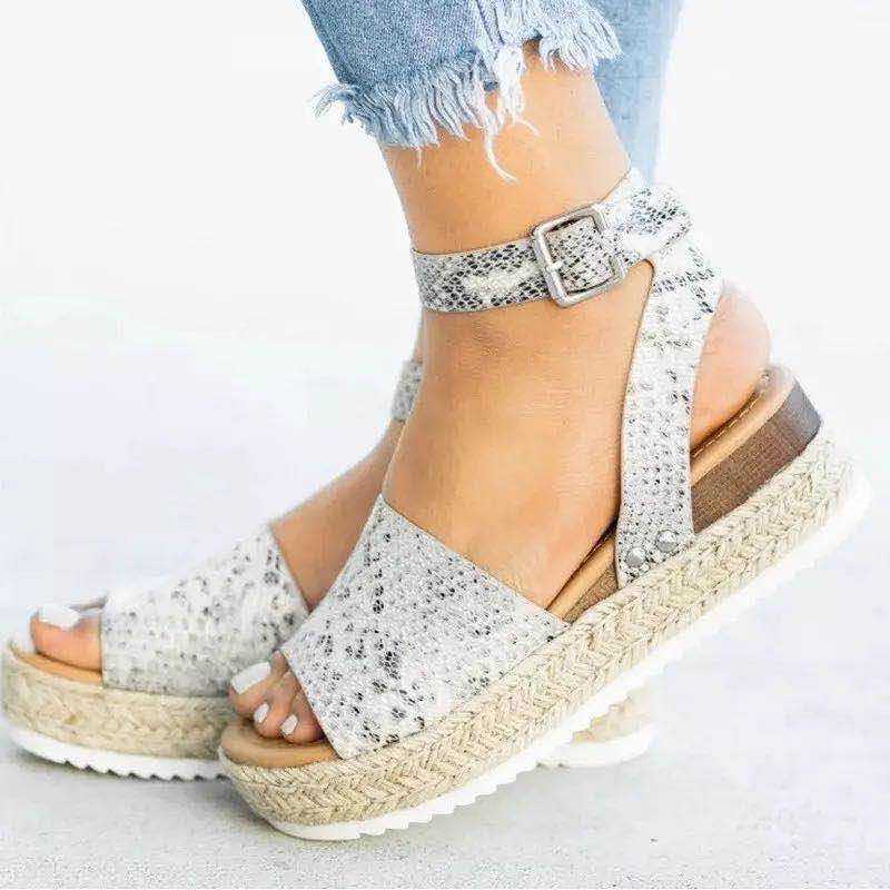 Sandali Espadrille con Piattaforma per Donna – Calzature Estive Eleganti e Confortevoli
