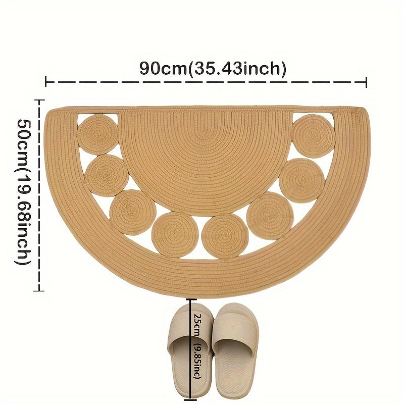 Tappetino da Bagno Bohemien Tessuto a Mano – Perfetto per il tuo Bagno o Ingresso