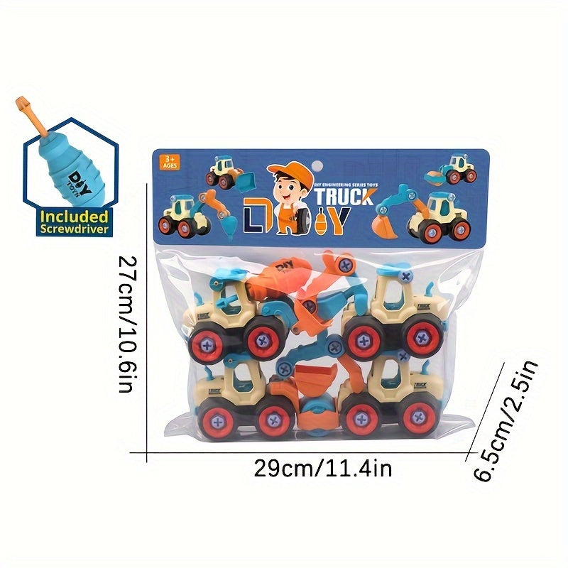 Set di Costruzione Camion Fai-da-Te - Giocattolo Creativo per Bambini