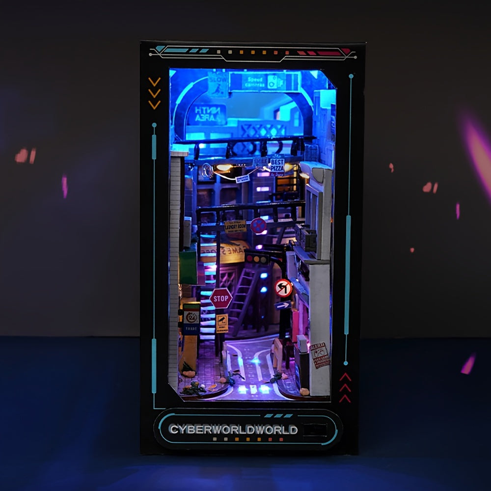 Kit Cabin DIY Cyberpunk – Modello 3D per Decorazione della Casa con Illuminazione
