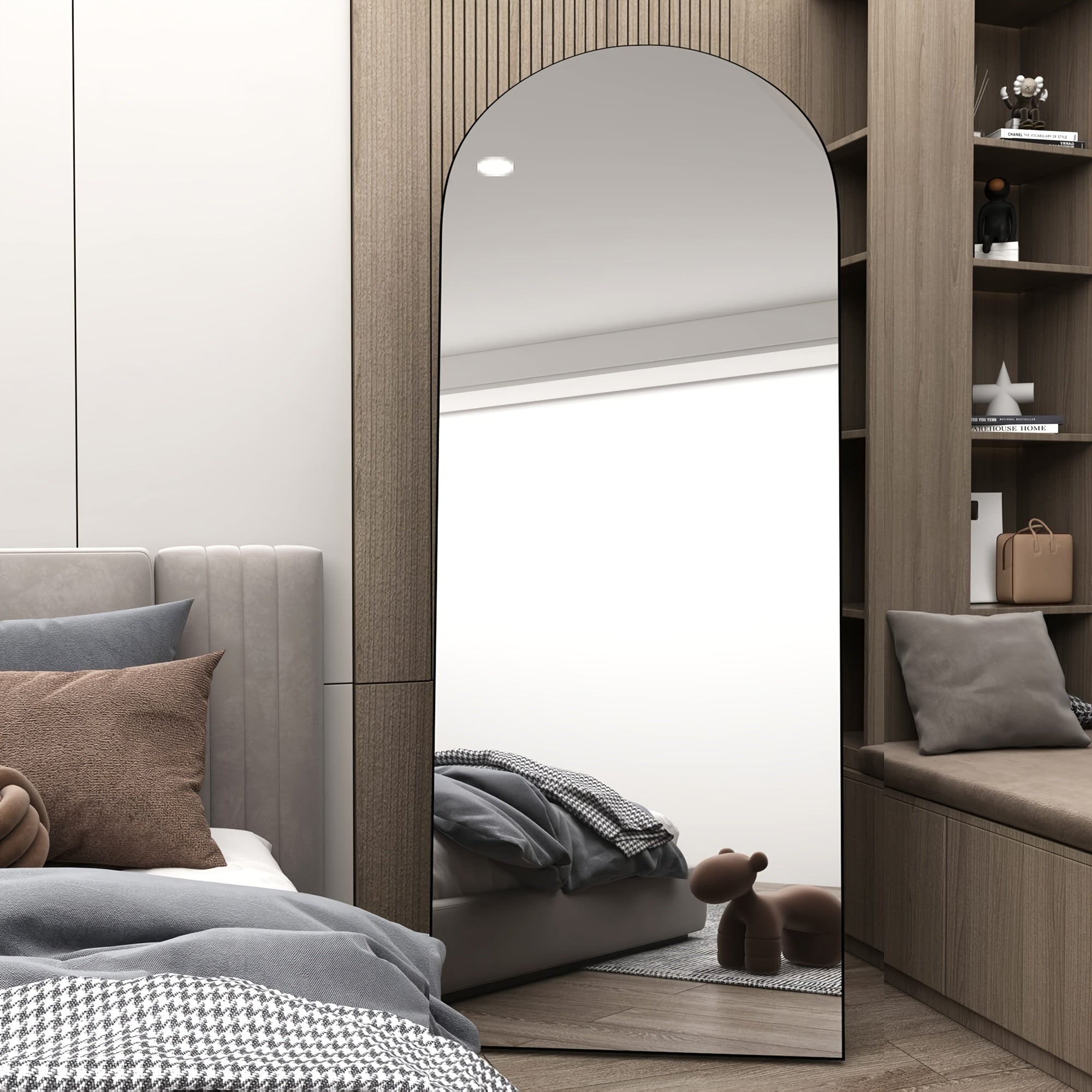 Specchio a Piena Lunghezza Curvo – Elegante e Funzionale