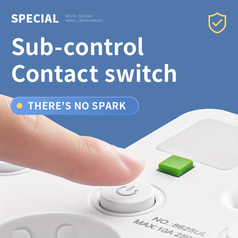 Ciabatta Intelligente con 5 Presa – Uso Sicuro e Controllabile