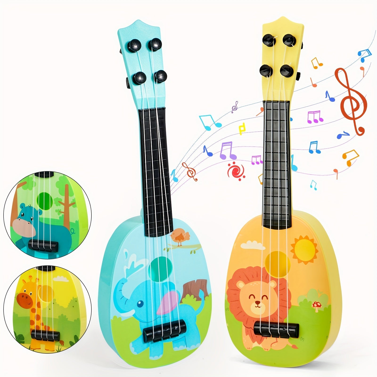 Ukulele Carino per Bambini – Gioco Musicale Allegro e Colorato per Principianti