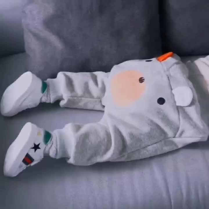 Pantaloni Jogging con Orsetti per Bambini – Ideali per Avventure all'Aria Aperta in Primavera e Autunno