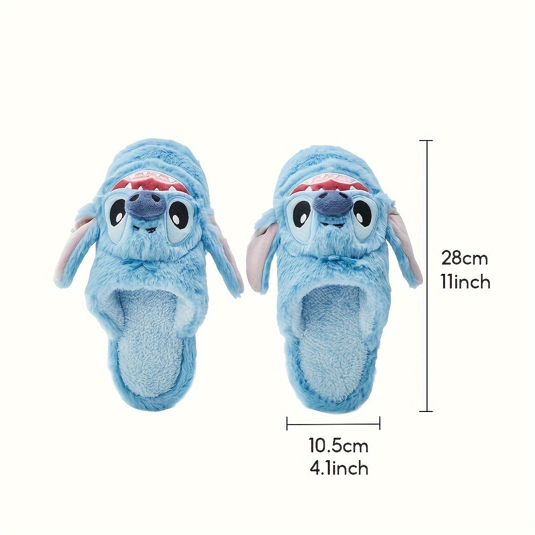 Pantofole in Peluche Disney Stitch – Morbide e Calde Pantofole da Casa per i Giorni Freddi