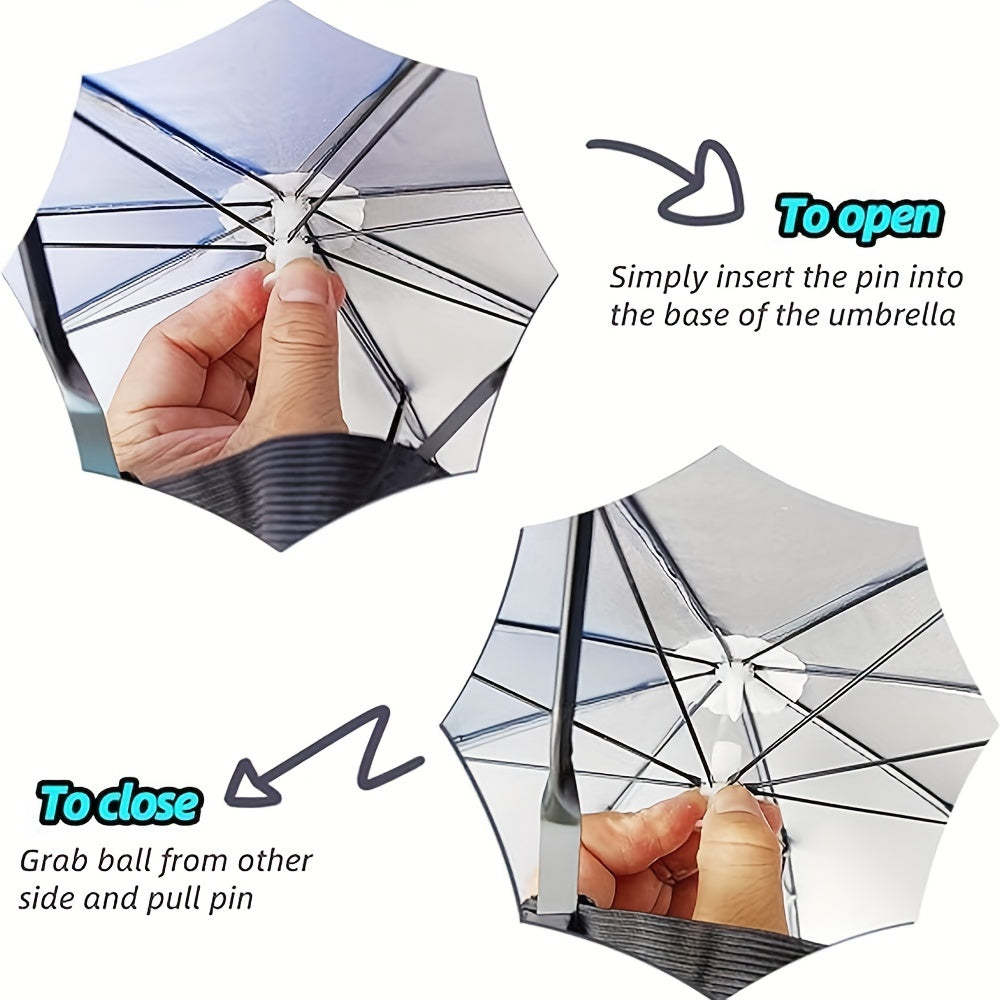SunShade Cappello Ombrello – Leggero, protettivo dai raggi UV e a mani libere