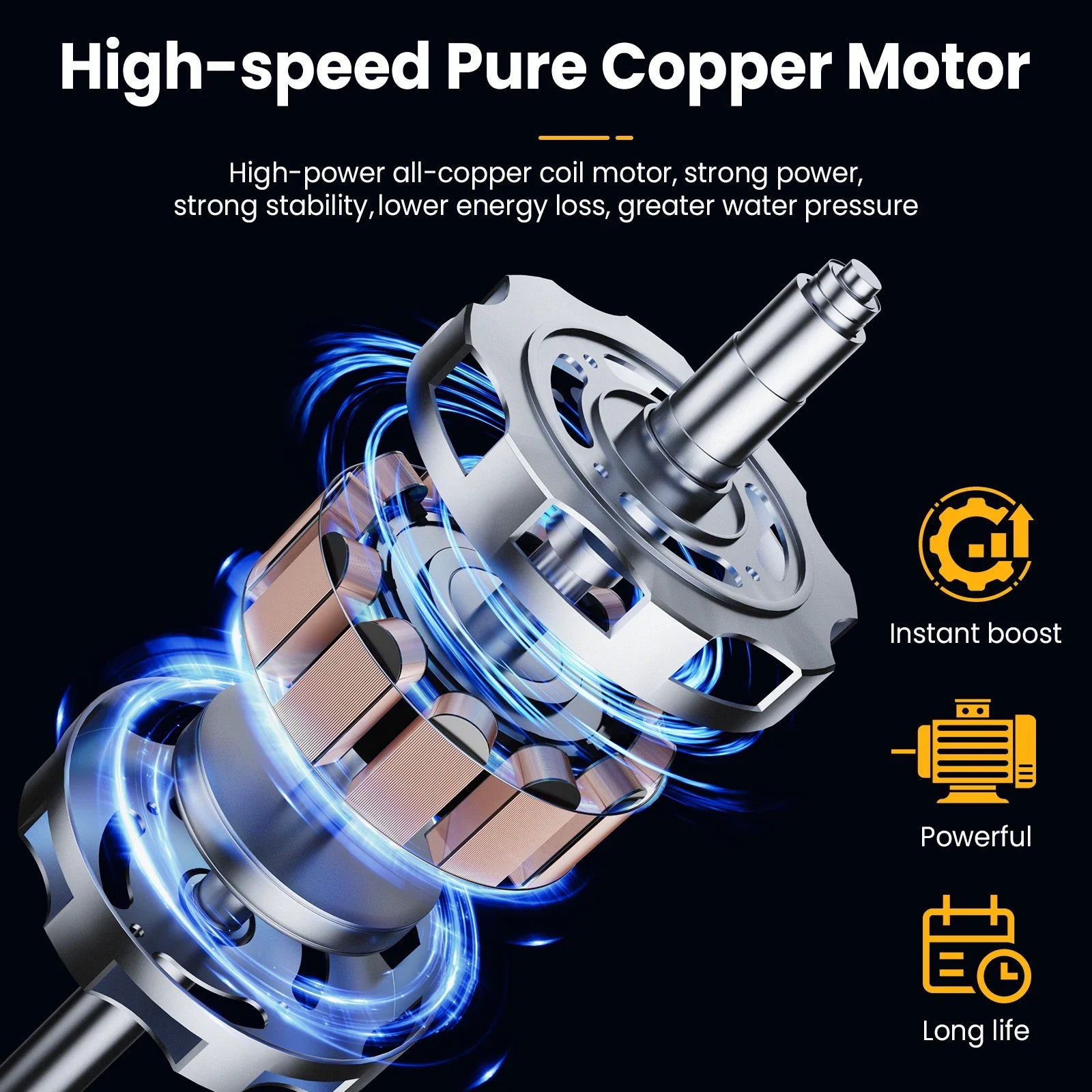 Idropulitrice senza fili – Pulizia potente con batteria al litio e funzionalità pratiche