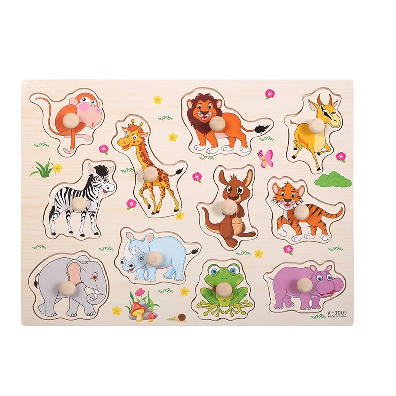 Puzzle in Legno - Esperienza di Gioco Educativa con Vari Temi