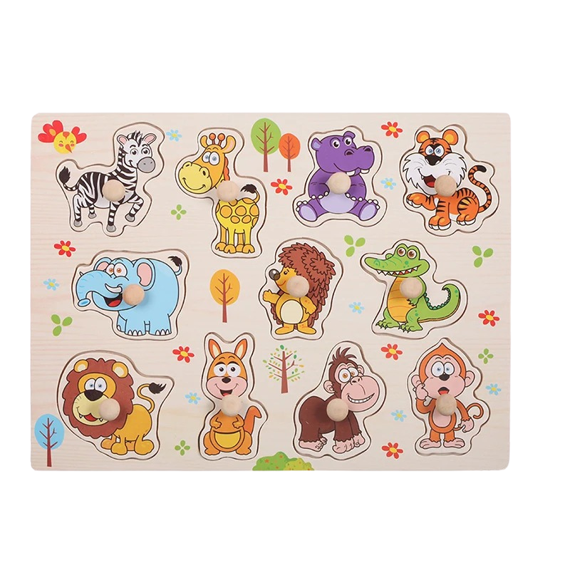 Puzzle in Legno - Esperienza di Gioco Educativa con Vari Temi