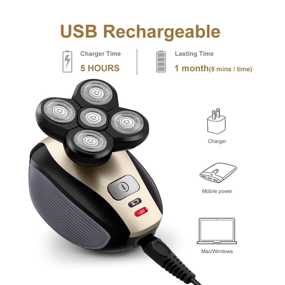 Rasoio Elettrico Multifunzionale – Rasatura Liscia ed Efficiente