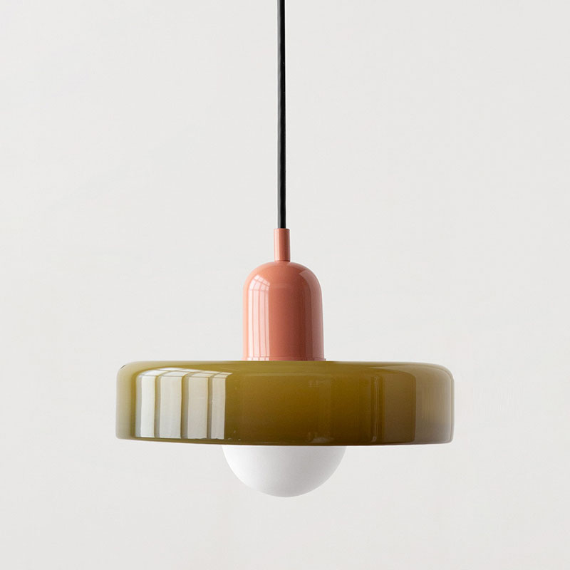 ColorLoop Pendant – Lampada a sospensione artistica in stile Bauhaus con luce calda