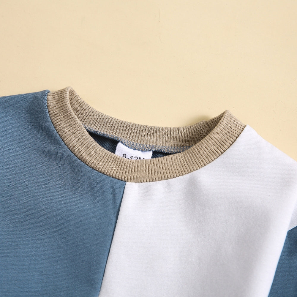 Completo Sportivo Trendy per Bambini – Design a Blocchi di Colore Confortevole