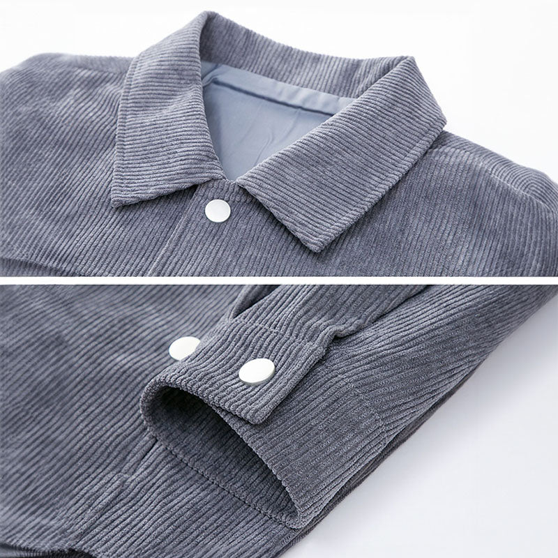 Giacca Coach in Velluto a Coste Moderna – Stile Elegante per Uomini