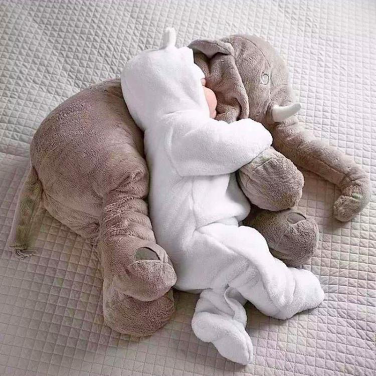 Cuscino per Neonati Elephant Cuddle – Morbido, Coccoloso e Confortevole