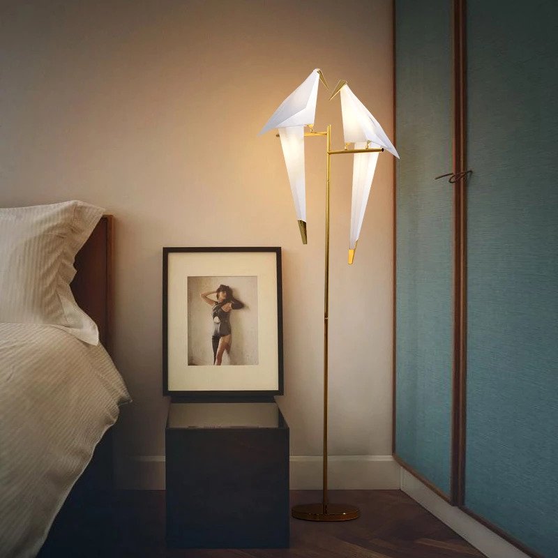 Lampada da Tavolo Origami Birdy – Luce Calda e Atmosferica con Design Moderno delle Ali