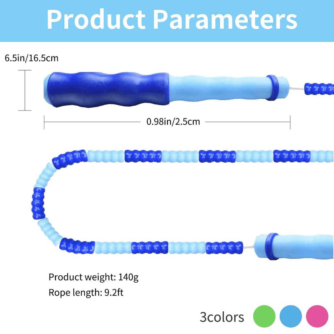 FlexiBead Corda per Saltare – Durevole e Regolabile