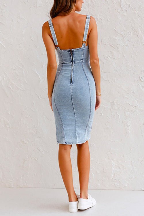 Gabi Denim Dress - Elegante & Confortevole