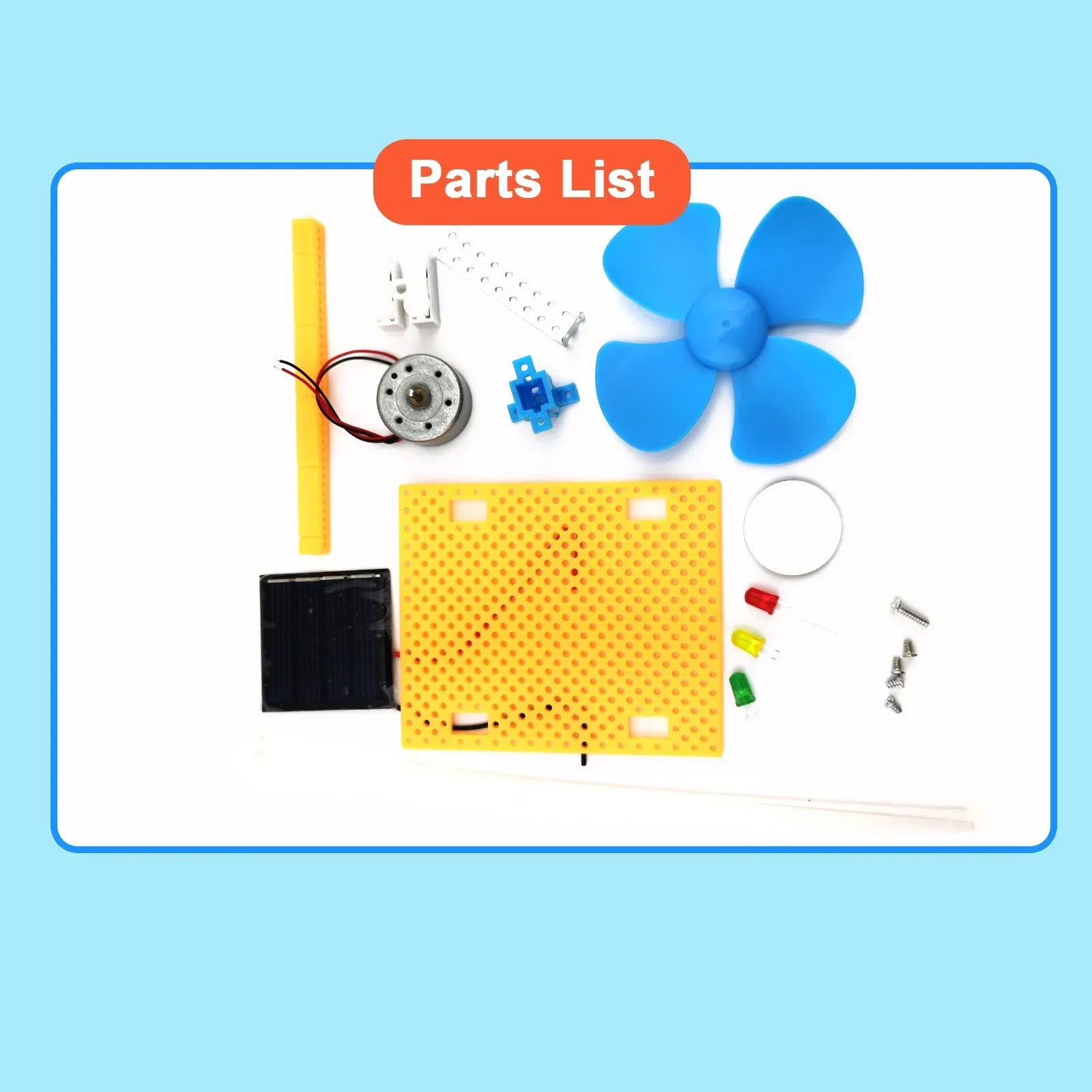 Set Educativo di Energia Solare e Eolica – Esperimento Fai-da-Te Divertente e Istruttivo