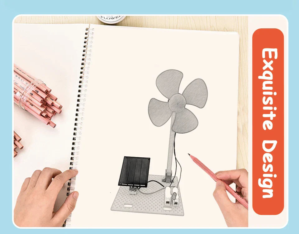 Set Educativo di Energia Solare e Eolica – Esperimento Fai-da-Te Divertente e Istruttivo