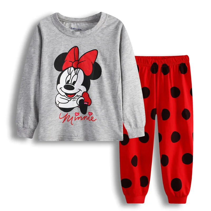 Set Pigiama Lotte Principessa per Bambini - Set Pigiama Bicolore Minnie Mouse
