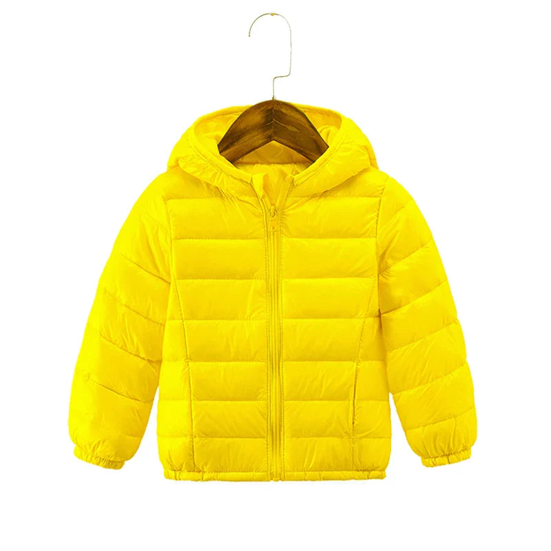 Giacca Leggera in Piuma Luca per Bambini - Calda e Casual per l'Autunno e l'Inverno