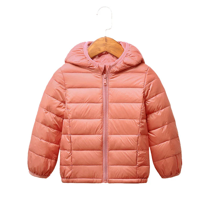 Giacca Leggera in Piuma Luca per Bambini - Calda e Casual per l'Autunno e l'Inverno